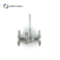 JKTLFB014 cast iron cf8m 1000wog 2 piece flanged double ball valve